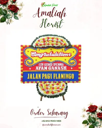 Bunga Papan Congratulation di Kemurang Wetan